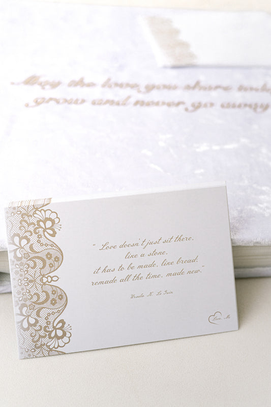 Quote cards Our story