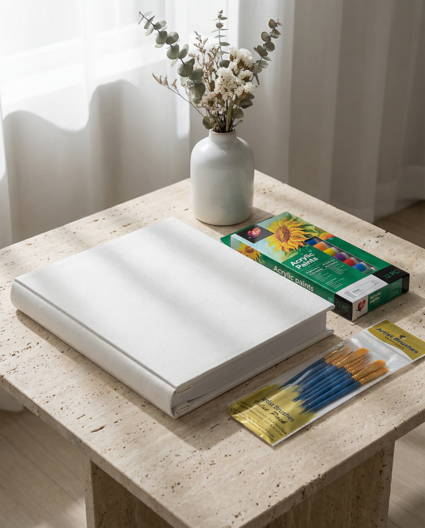 DIY Album s setom akrilnih barv